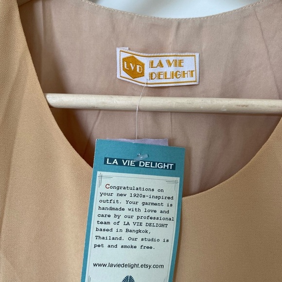 La Vie Delight | Camel Layered Dress - Picture 7 of 7